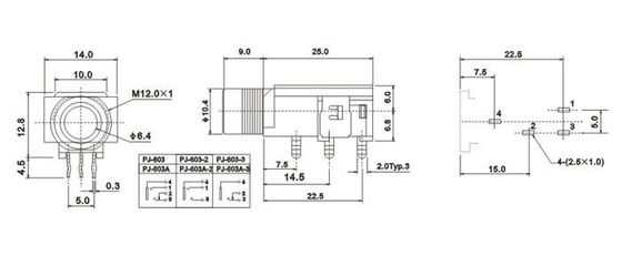 德藝隆6.35麥克風(fēng)耳機(jī)插座 家用視聽(tīng)設(shè)備的優(yōu)質(zhì)選擇